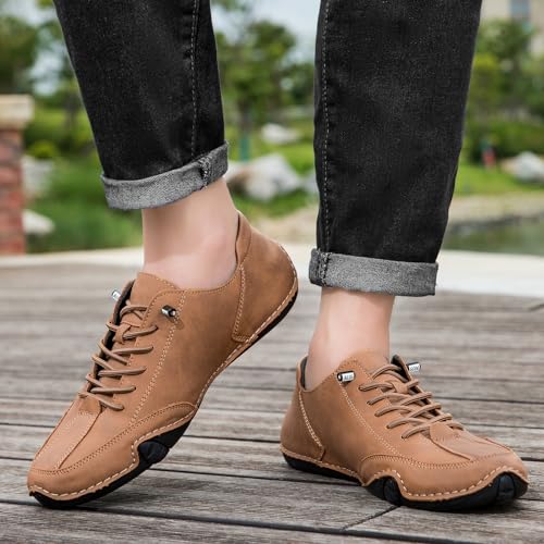 OJPO Driving Shoes for Men Casual Slip Ons Mens Fashion Shoes